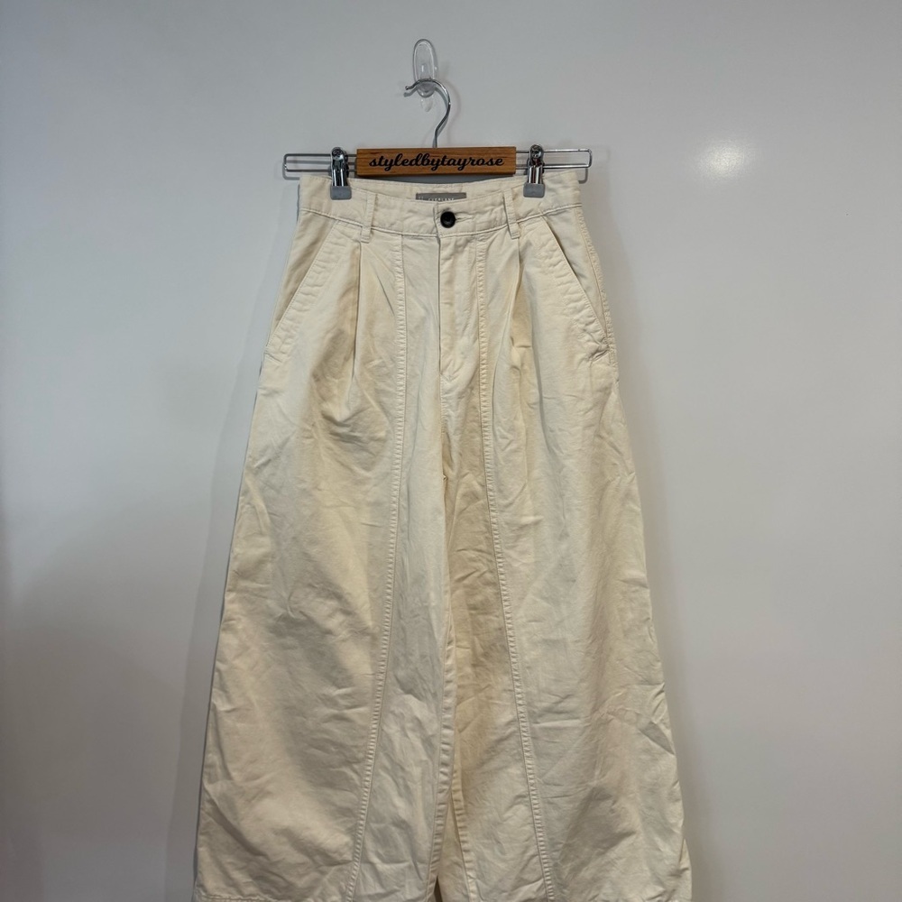 Everlane The Tourist Pant Cream High-Waisted Wide-Leg Pants - Picture 10 of 10